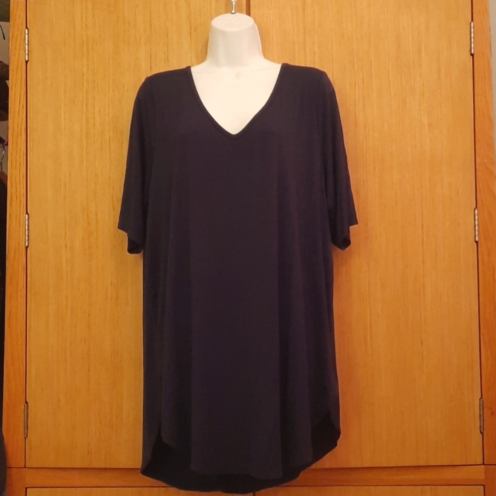 +SZ Torrid Super Soft SS Navy Tee.